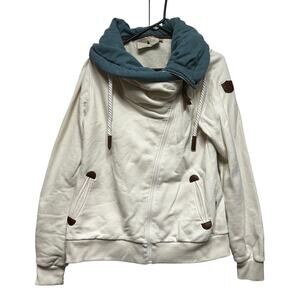 Wanakome Annook 11 Blankets Full Zip Sweatshirt Cowl Neck Hoodie Heavyweight L